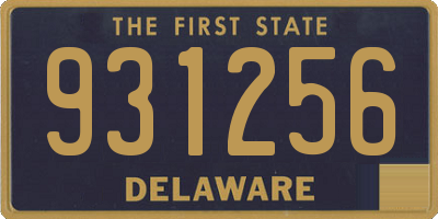 DE license plate 931256
