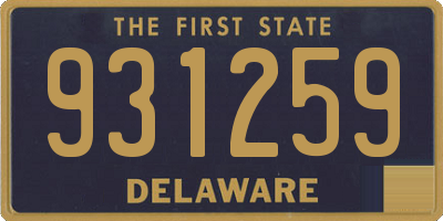 DE license plate 931259