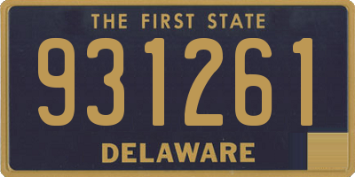 DE license plate 931261