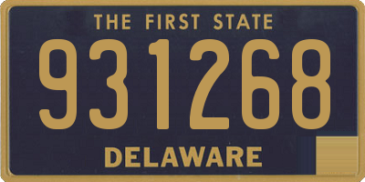 DE license plate 931268