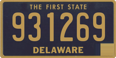 DE license plate 931269