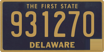 DE license plate 931270