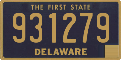 DE license plate 931279
