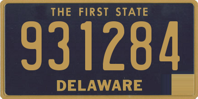 DE license plate 931284