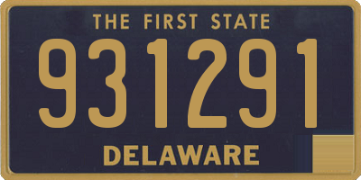 DE license plate 931291