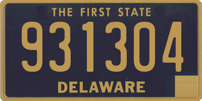 DE license plate 931304