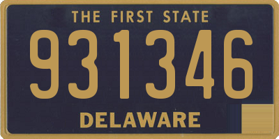DE license plate 931346