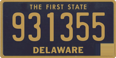 DE license plate 931355