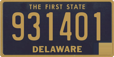 DE license plate 931401