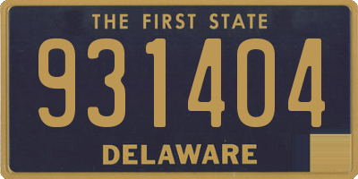 DE license plate 931404