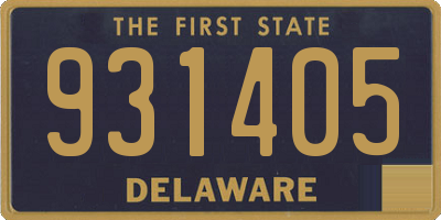 DE license plate 931405