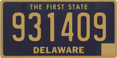 DE license plate 931409