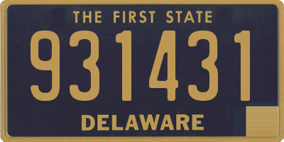 DE license plate 931431
