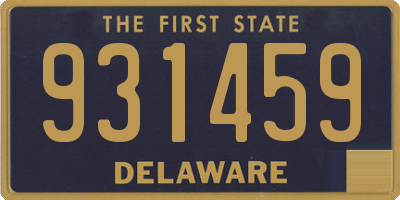 DE license plate 931459