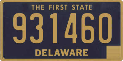 DE license plate 931460