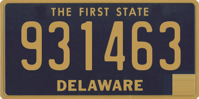 DE license plate 931463