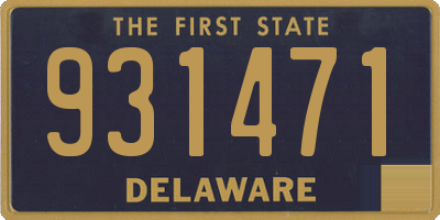 DE license plate 931471