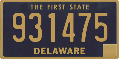 DE license plate 931475