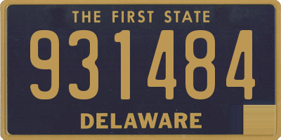 DE license plate 931484