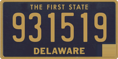 DE license plate 931519