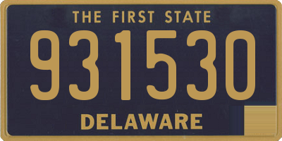 DE license plate 931530
