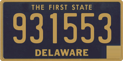 DE license plate 931553