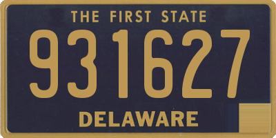 DE license plate 931627