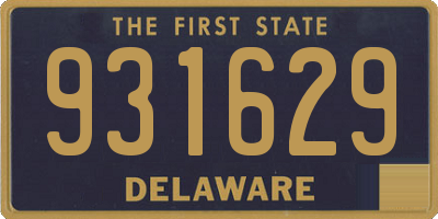 DE license plate 931629