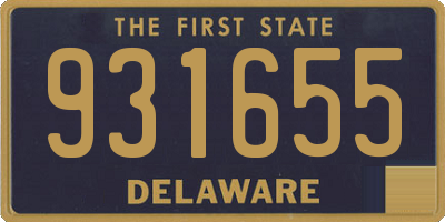 DE license plate 931655