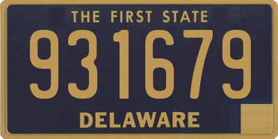 DE license plate 931679