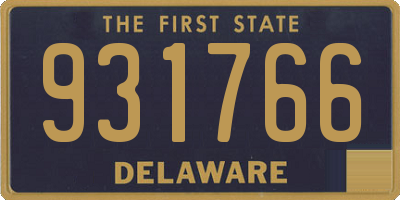 DE license plate 931766