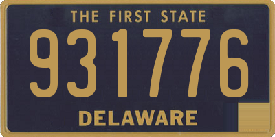 DE license plate 931776