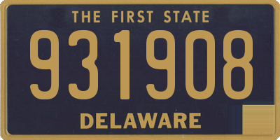 DE license plate 931908