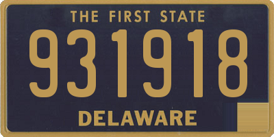 DE license plate 931918