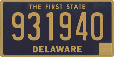 DE license plate 931940