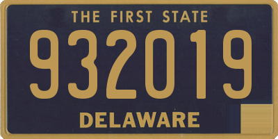DE license plate 932019
