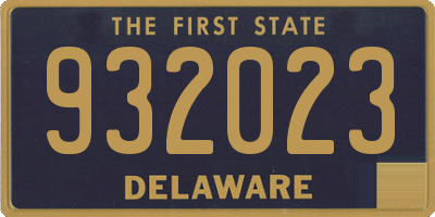 DE license plate 932023