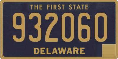 DE license plate 932060