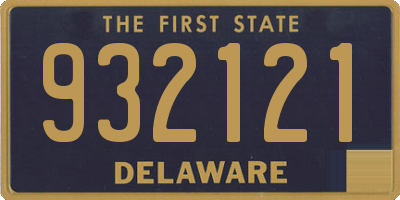 DE license plate 932121