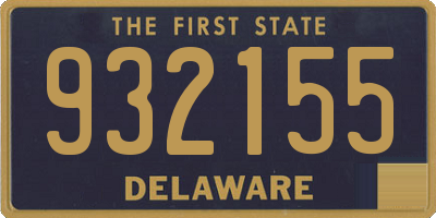 DE license plate 932155