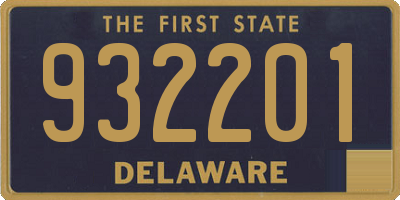 DE license plate 932201