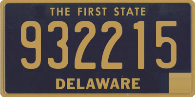 DE license plate 932215