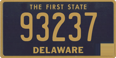 DE license plate 93237