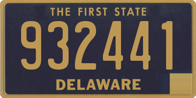 DE license plate 932441