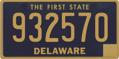 DE license plate 932570