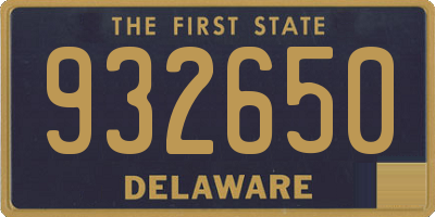 DE license plate 932650
