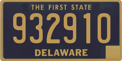 DE license plate 932910