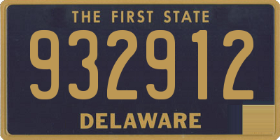 DE license plate 932912