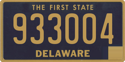 DE license plate 933004