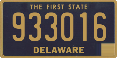 DE license plate 933016